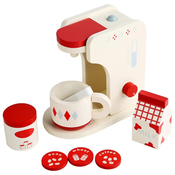 Set cafetera de madera