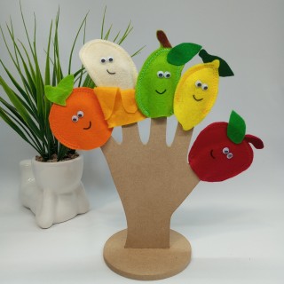 Títeres de Dedos Frutas