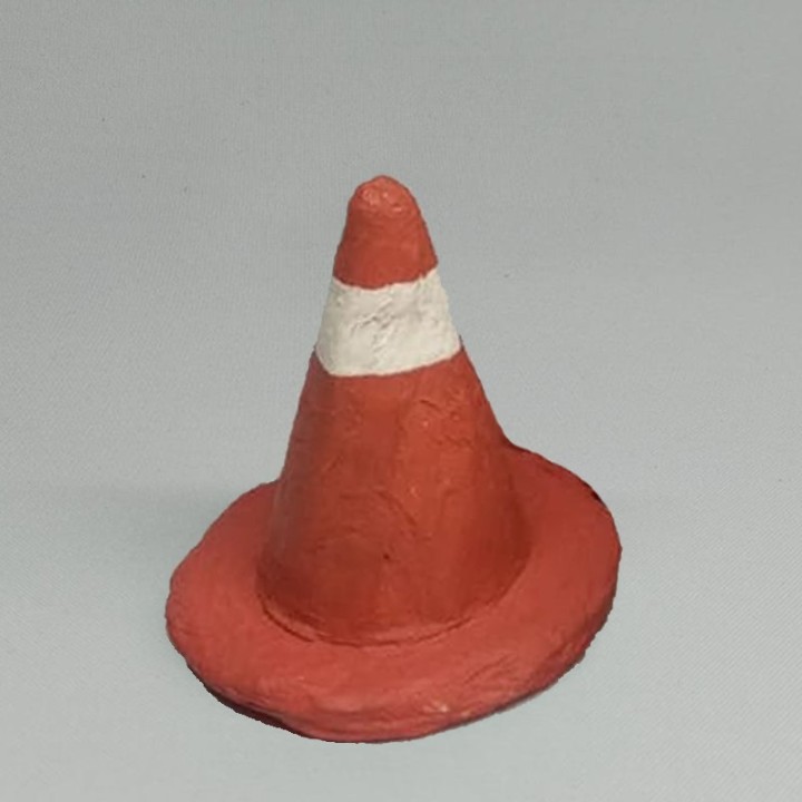 Cono tránsito de cartón