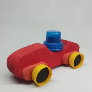 Auto Formula 1 de Cartón
