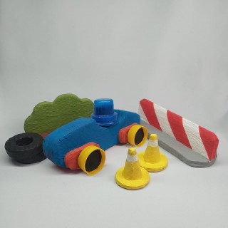 Set Formula1 azul