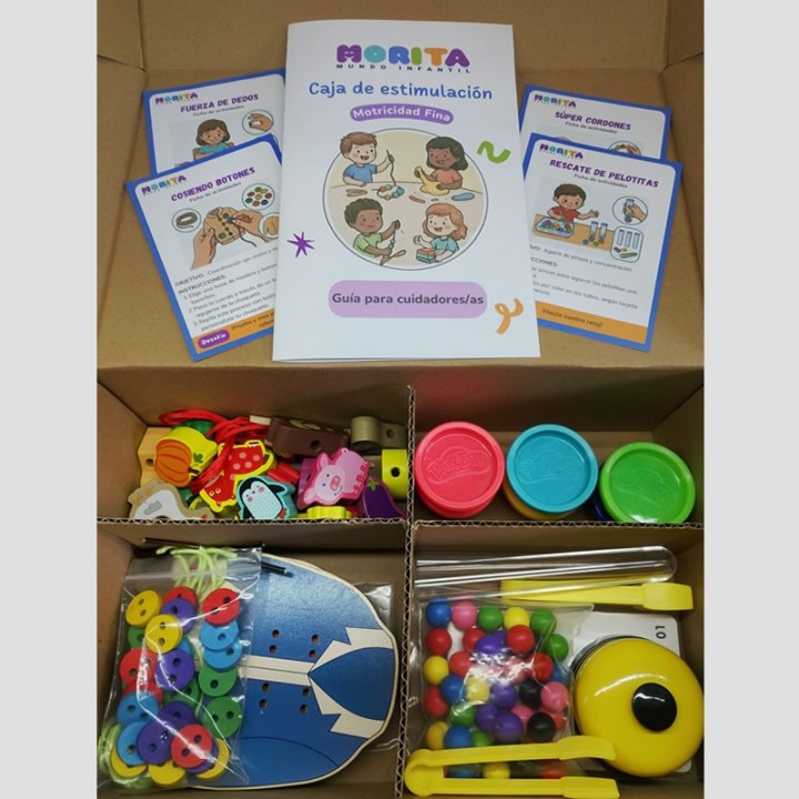 Caja de estimulación - Motricidad Fina