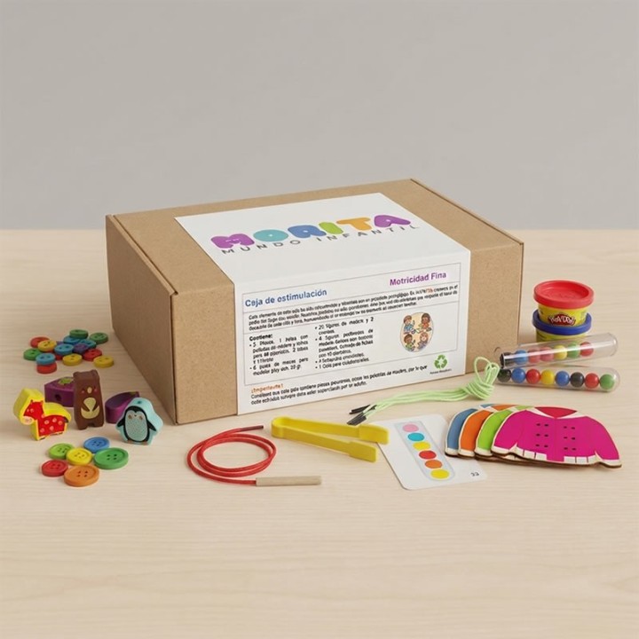 Caja de estimulación - Motricidad Fina